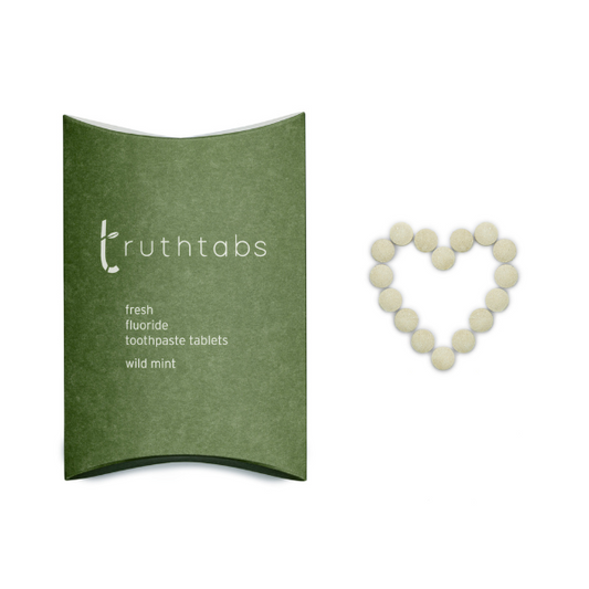 A years supply of Truthtabs - Award Winning Wild Mint Toothpaste Tablets