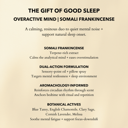 The Gift of Good Sleep | Somali Frankincense