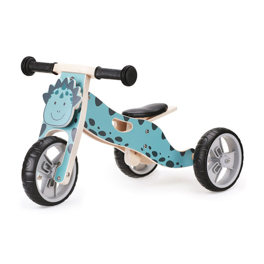 2-in-1 Wooden Balance Bike & Trike for Kids