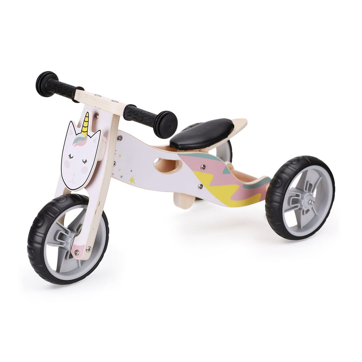 2-in-1 Wooden Balance Bike & Trike for Kids – view 10