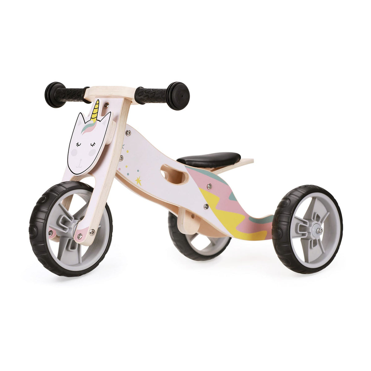 2-in-1 Wooden Balance Bike & Trike for Kids – view 5