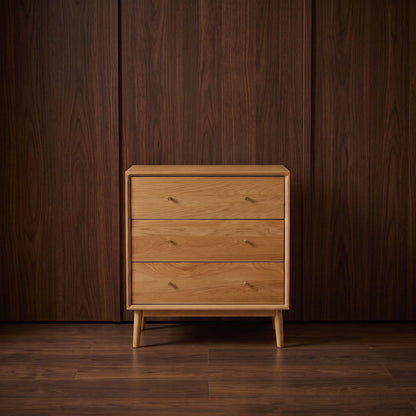 Wright Oak Chest of 3 Drawers – view 5