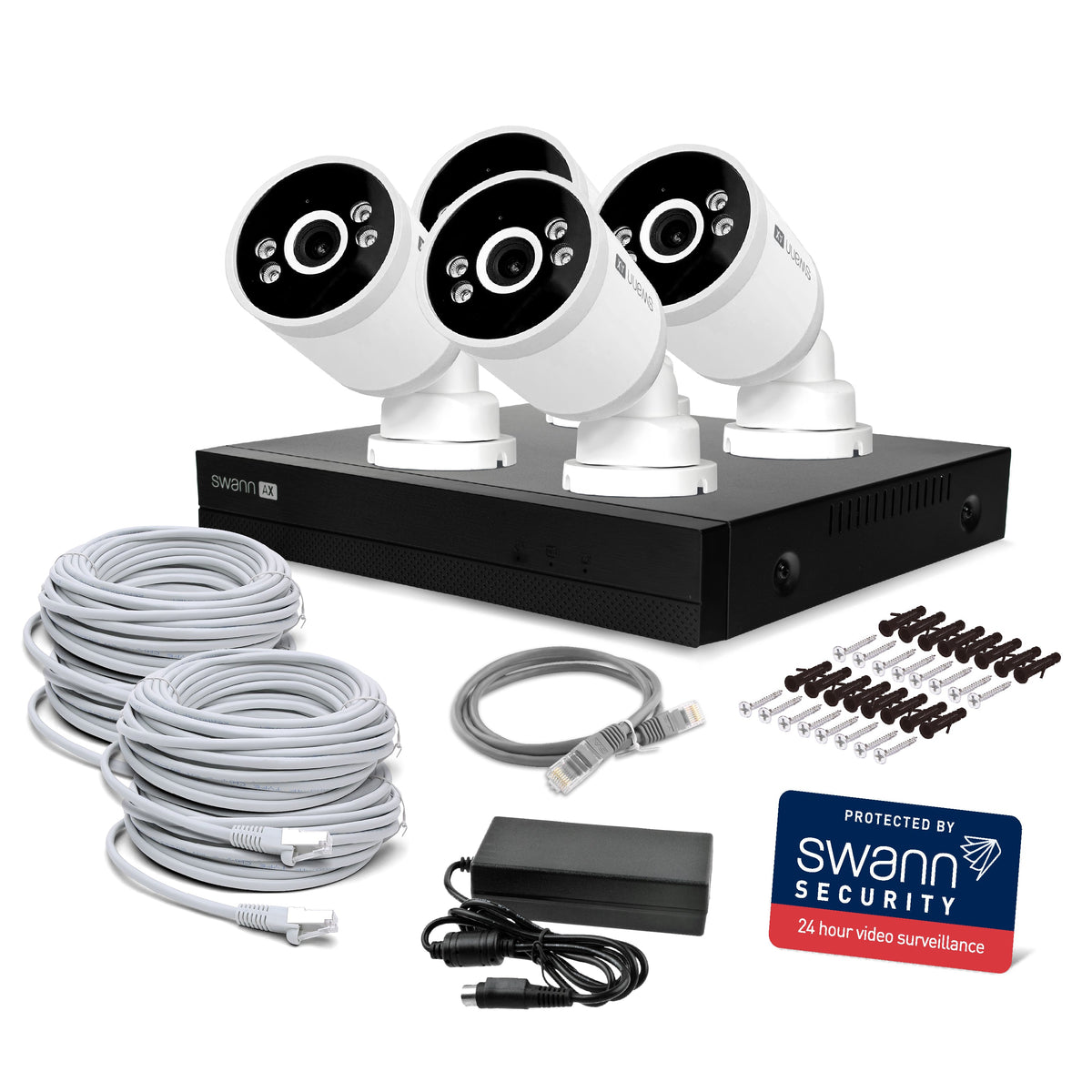 Swann AdvancedX 4K 1Tb 8-Channel Wired PoE Nvr Cctv with 4 Bullet Camera Kit – view 7