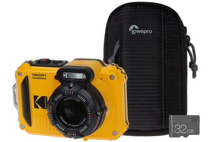 Kodak Pixpro Wpz2 16Mp 4x Zoom Tough Compact Camera - Yellow – view 10