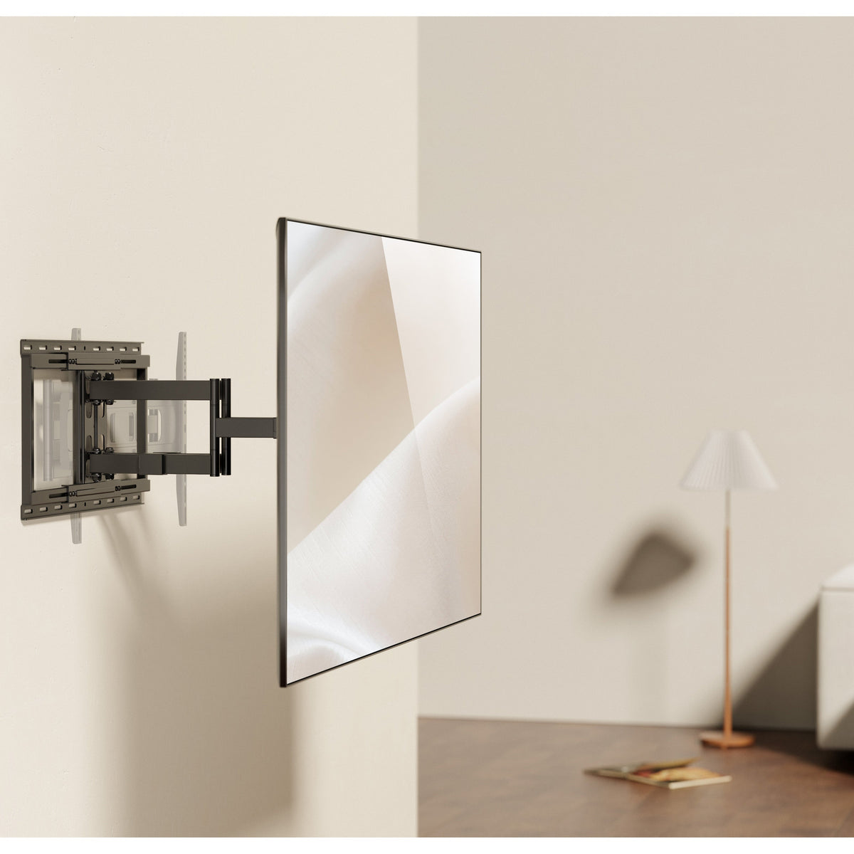ProperAV TV Wall Bracket (37" - 86" / 60kg Capacity / Vesa Max. 600x400) - Black – view 2