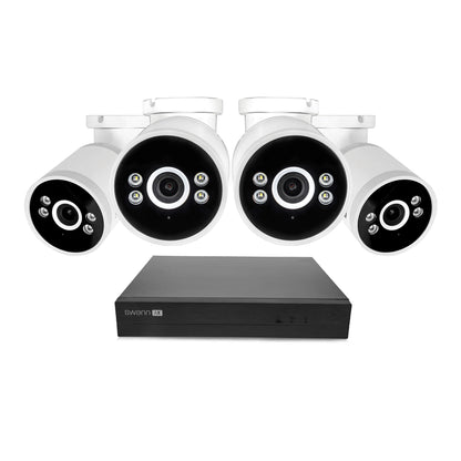 Swann AdvancedX 4K 1Tb 8-Channel Wired PoE Nvr Cctv with 4 Bullet Camera Kit