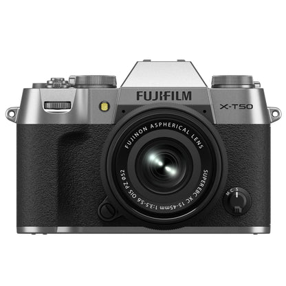 Fujifilm X-T50 Mirrorless Digital Camera - Silver