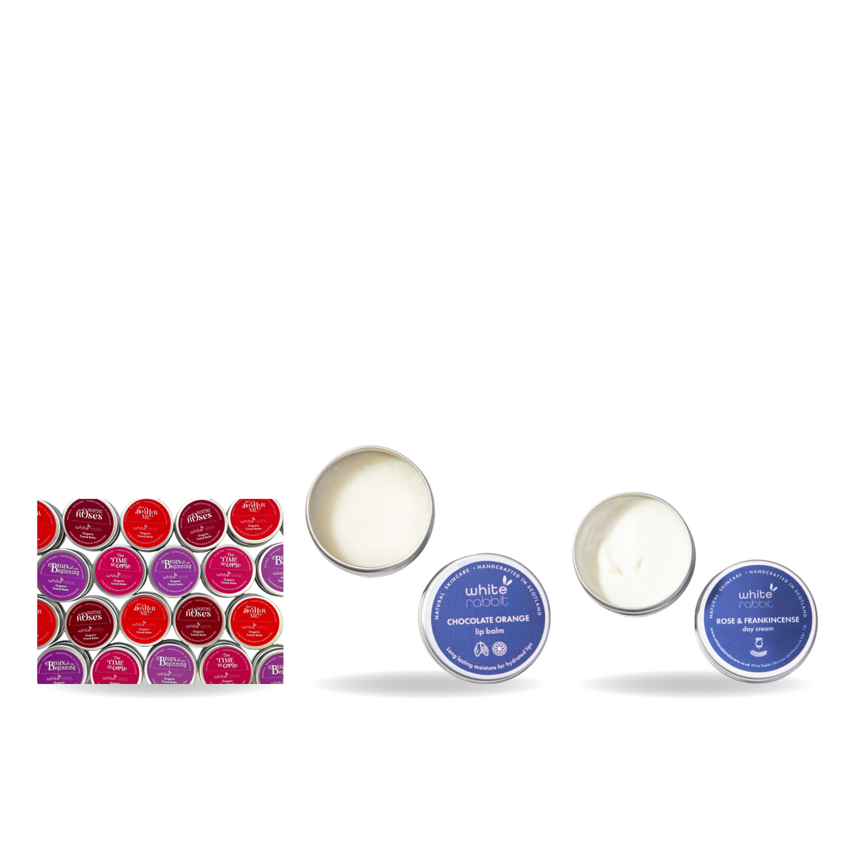 Lip & Cheek Glow Gift Set – White Rabbit Skin Care products together