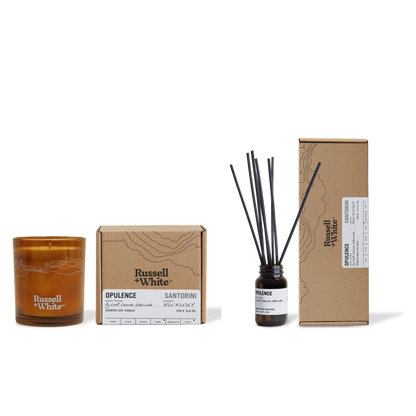 Opulence Scented Candle, Refill & Reed Diffuser