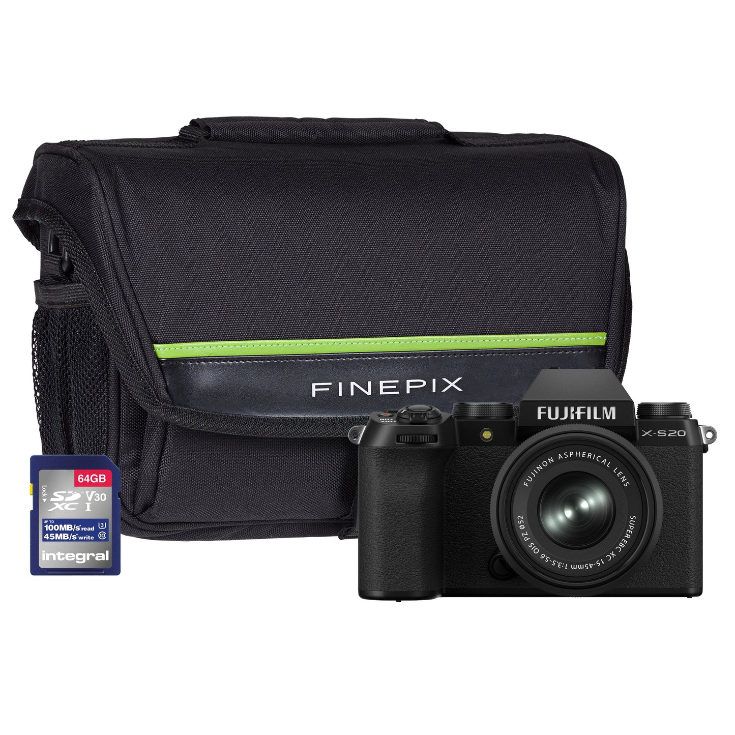 Fujifilm X-S20 Mirrorless Digital Camera - Black