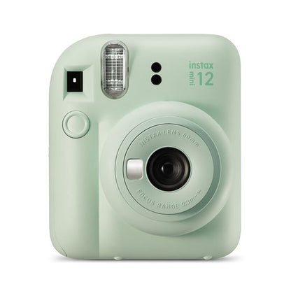 Fujifilm Instax Mini 12 Instant Camera with Case, Album, Film & Stickers - Mint Green
