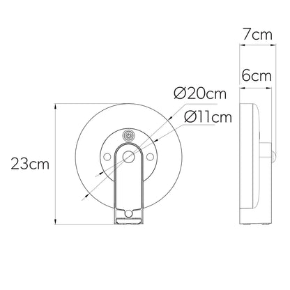 4lite Arundel Solar Ip44 Die-Cast Aluminium LED Outdoor Wall Light with Built in Pir Motion Sensor – view 4