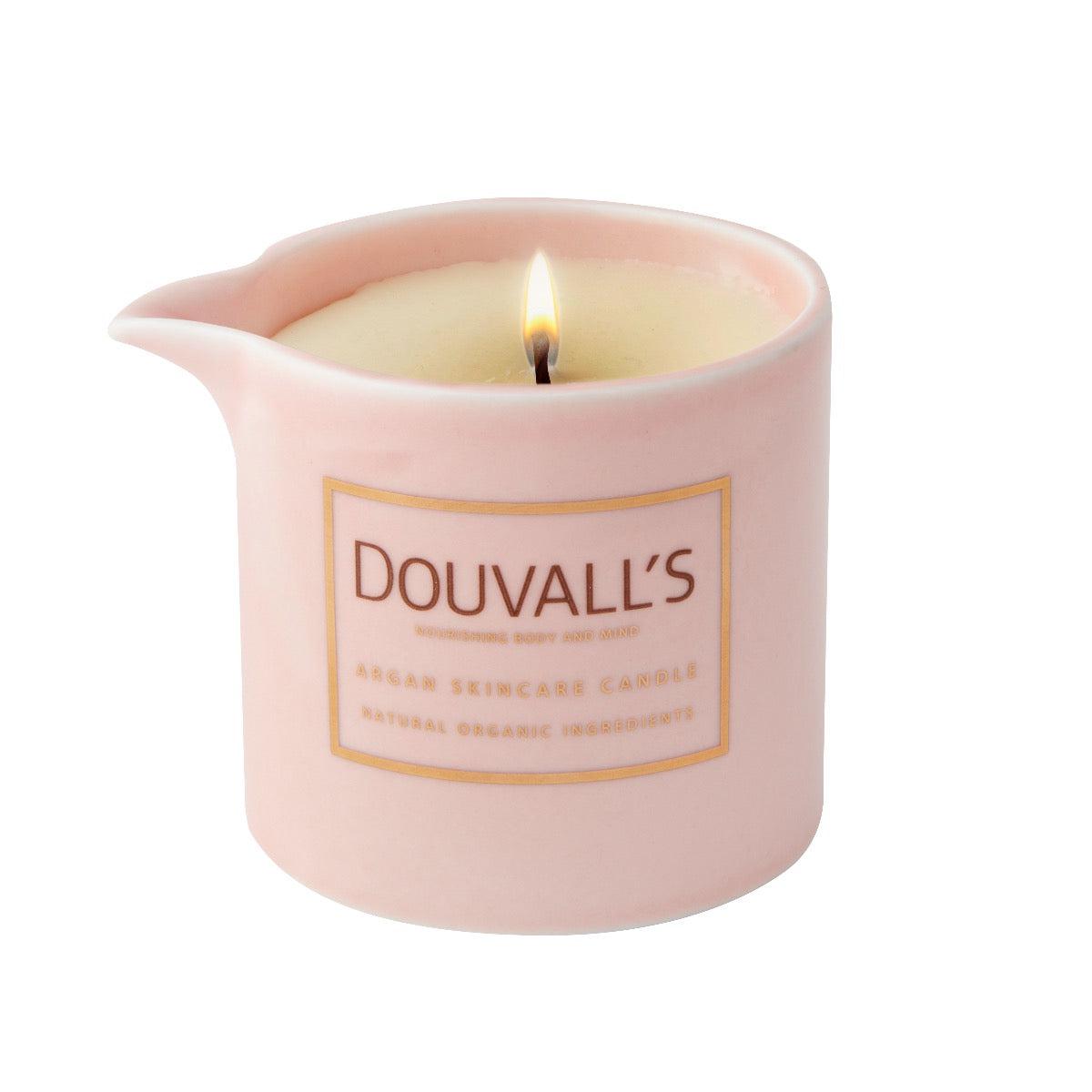 Argan Massage Candle - Vanilla Jasmin & Ginger 180g | Intensely Nourishing and Hydrating Body Treatment – view 5