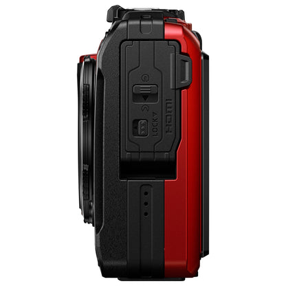 Om System Tg-7 12Mp 4x Zoom Tough Compact Camera - Red & Black – view 6
