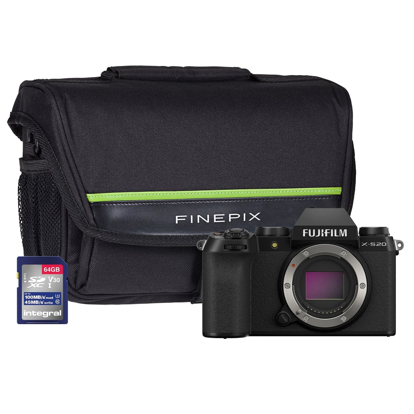 Fujifilm X-S20 Mirrorless Digital Camera - Black