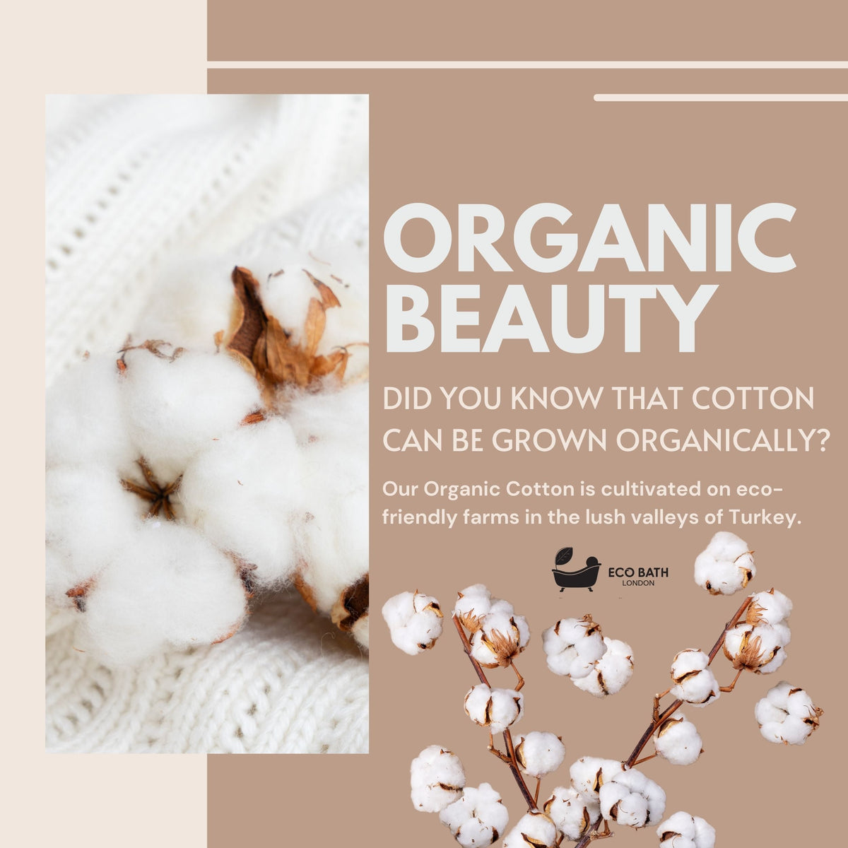 Hooded Organic Cotton Bathrobe