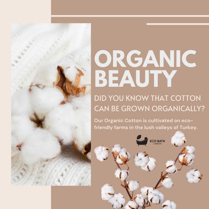 Eco Bath London Organic Cotton Shawl Collar Bath Robe - 100% Certified Organic Cotton – view 3