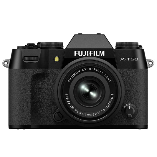 Fujifilm X-T50 Mirrorless Digital Camera - Black
