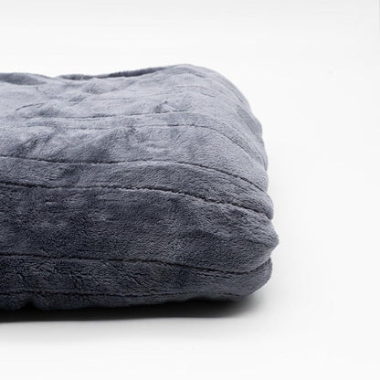 Grey Heated Electric Fleece Throw Blanket - 10 Heat Settings, 160cm – view 5