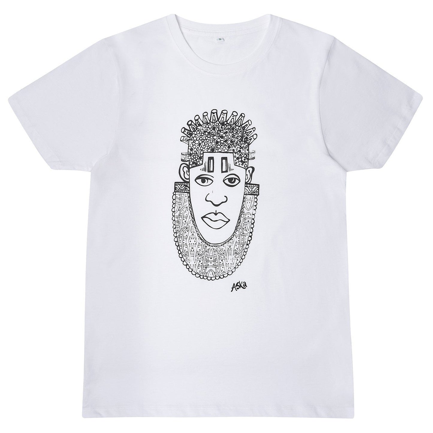 IDIA ART EARTH POSITIVE TEE- BLACK ON WHITE