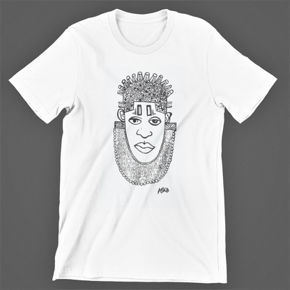 IDIA ART EARTH POSITIVE TEE- BLACK ON WHITE