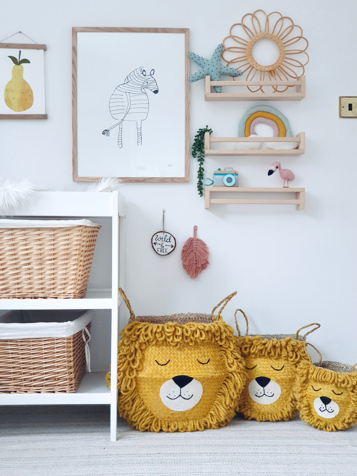 Yellow Lion Basket - Extra Large – view 4