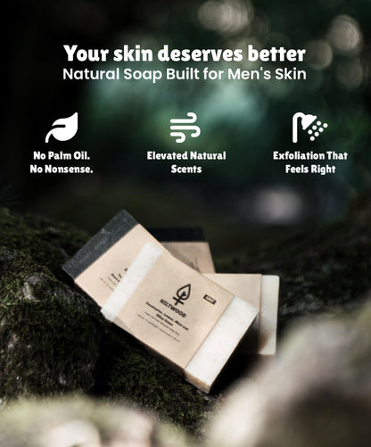 Hiltwood Natural Soap Bar Gift Set for Men (4 x 100g) – view 3