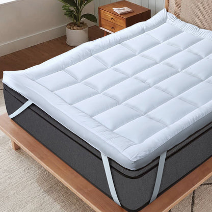 Olivia Rocco Microfibre Mattress Topper Heavy Fill Extra Deep Anti Allergy Cooling – view 3