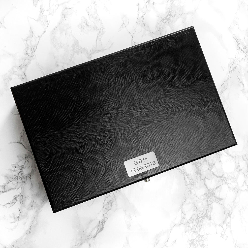 Personalised Watch and Cufflinks Box