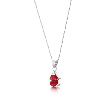Poppy Teardrop Pendant Necklace