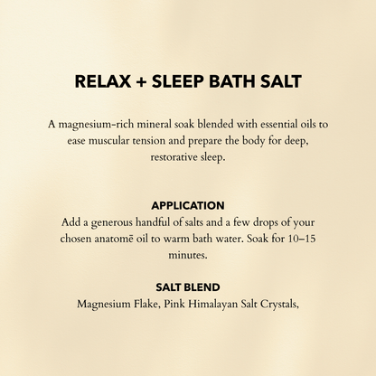 Relax + Sleep Chamomile Bath Salts