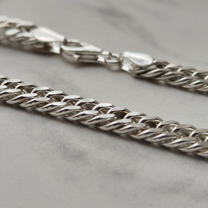 925 Sterling Silver 6.2mm Diamond Cut Cuban Link Chain – view 3