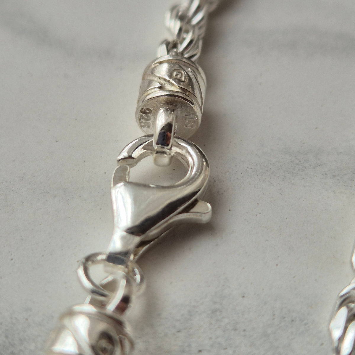 925 Sterling Silver 3.8mm Rope Chain – view 5
