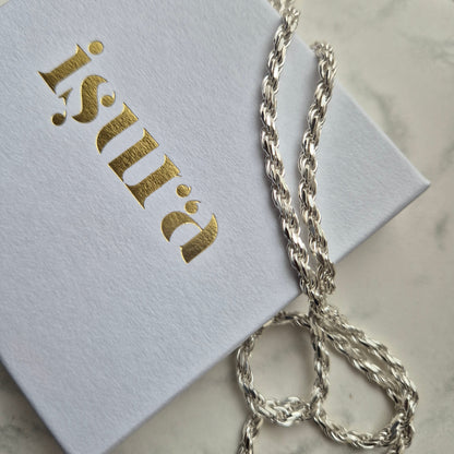 925 Sterling Silver 3.8mm Rope Chain – view 6