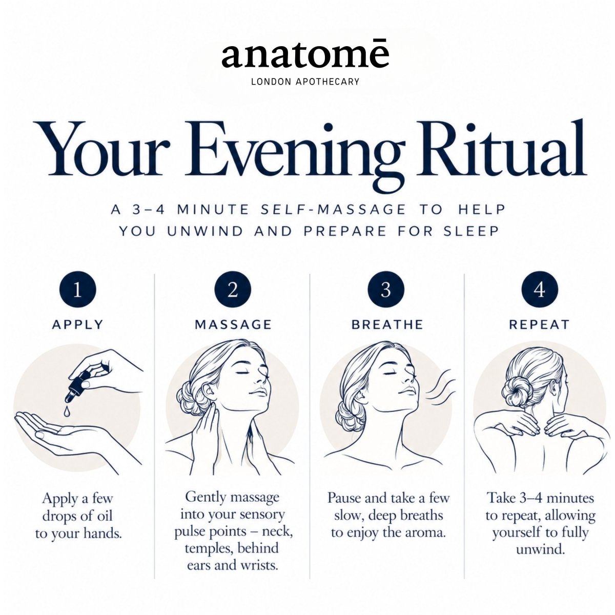 Sleep Oil for Restless Sleep | Roman Chamomile & Cornish Lavender | anatomē