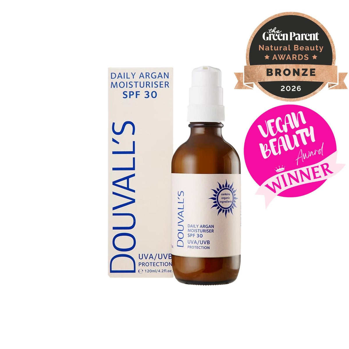 Argan Daily Moisturiser with SPF30 Uva/uvb protection 120ml