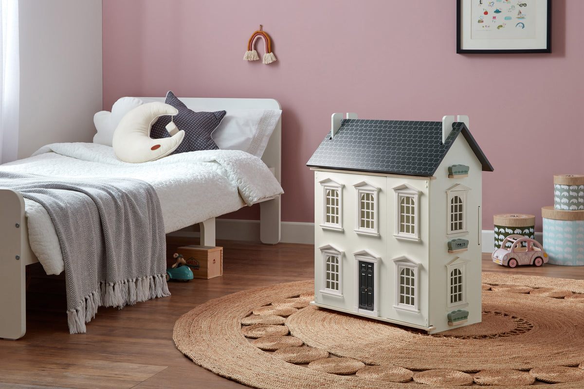 Noble Wooden Dollhouse with 11-Piece Furniture Set – view 5