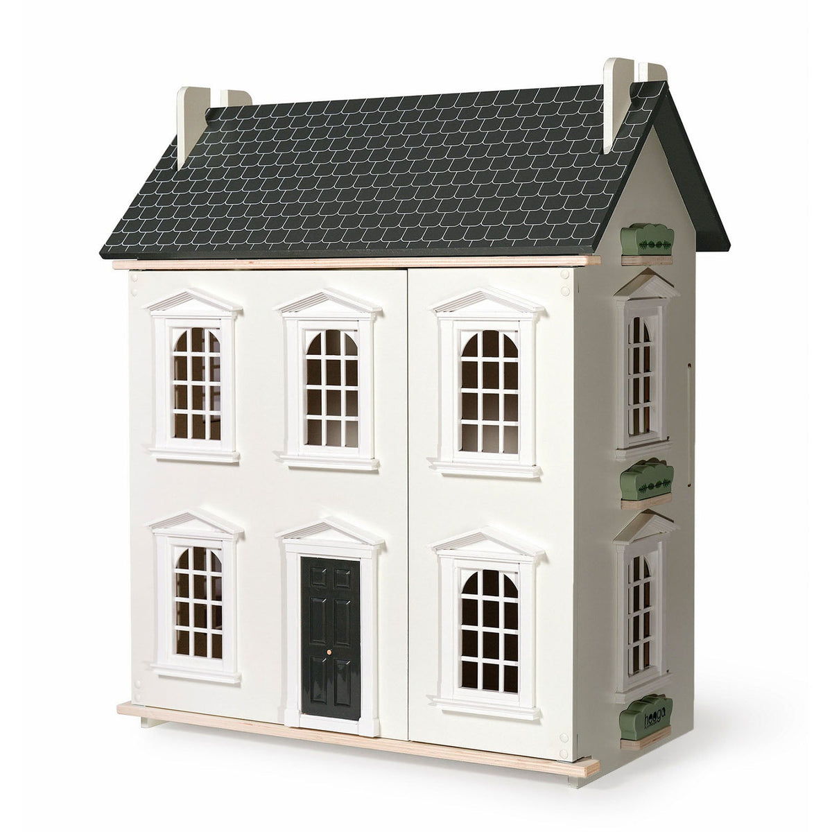 Noble Wooden Dollhouse with 11-Piece Furniture Set – view 3